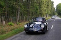 Rallye d'Automne 2012 - Porsche 356 bleu 3/4 avant gauche travelling penché