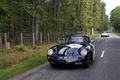 Rallye d'Automne 2012 - Porsche 356 bleu 3/4 avant gauche travelling penché