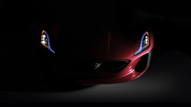 Rimac Concept One - bordeaux - face avant