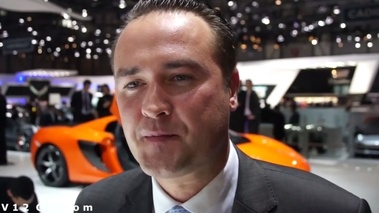 Salon de Genève 2014 - interview McLaren