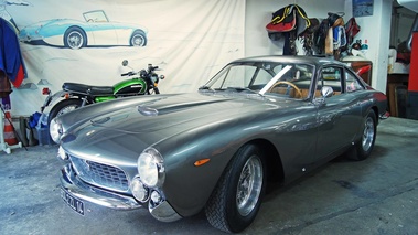 Sellerie Caribex - Ferrari 250 GT Lusso anthracite 3/4 avant gauche