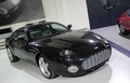 Visite de l'usine Zagato - Aston Martin DB7 Zagato noir 3/4 avant droit penché