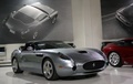 Visite de l'usine Zagato - Ferrari 550 Barchetta gris 3/4 avant droit