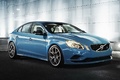 Volvo S60 Polestar - bleue - 3/4 avant droit