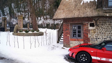 Honfleur - Tesla Roadster Sport - Ferme Saint-Siméon - entrée