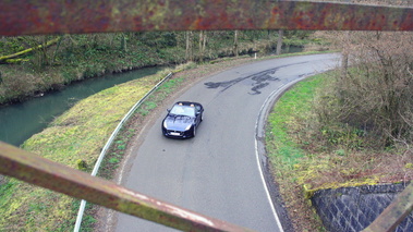 Jaguar F-Type Namur - Dynamique vue de dessus