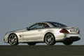 SL 63 AMG grise 3/4 arrière gauche