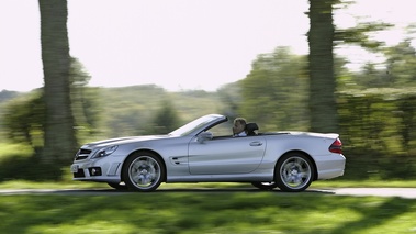 SL 65 AMG grise 3/4 profil