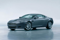 Aston Martin DB9 grise 3/4 avant gauche