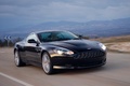 Aston Martin DB9 noire 3/4 avant D