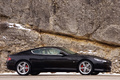 Aston Martin DB9 noire profil