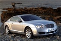 Bentley Continental GT grise 3/4 avant