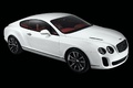 Bentley Supersports-blanche-3/4 avant droit