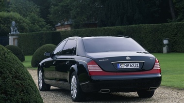 Maybach 62S noire 3/4 arrière G