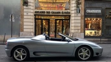 FERRARI 360 Spider - VENDU 2003 - profil