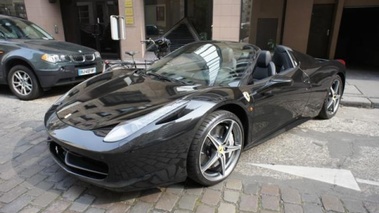 FERRARI 458 Spider - VENDU 2012 - 3/4 avant gauche