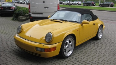 PORSCHE 964 Speedster - VENDU 1994 - Vue 3/4 avant gauche