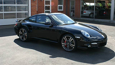 PORSCHE 997 Turbo - VENDU 2010 - Vue 3/4 avant gauche