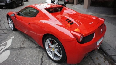 FERRARI 458 Spider - VENDU 2012 - 3/4 arrière gauche